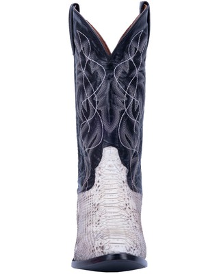 Pre-owned Dan Post Men's Manning Western Boot - Medium Toe Python 7 D