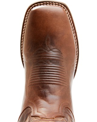 Pre-owned Dan Post Men's Dark Western Performance Boot - Broad Square Toe - Dp4960