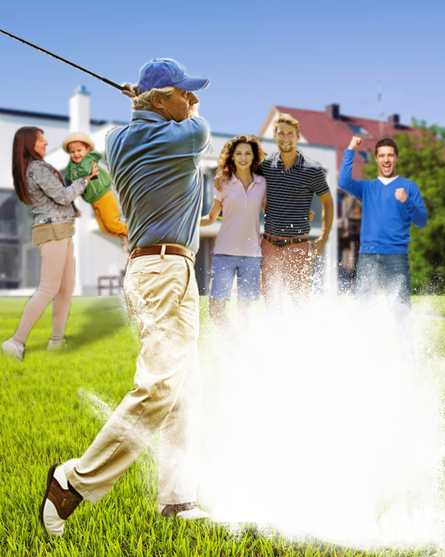 3 Pack Exploding Golf Balls for Golf Party Gender Reveal Golf Balls Prank Golf B
