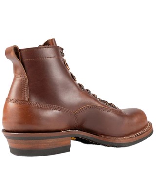 Pre-owned Whites White's Men's Boot Cutter 6" Lace-up Work Round Toe - C350ltt-mv-dsbrit In Brown