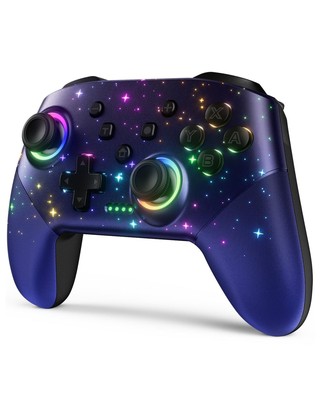 Switch Controller LED Star Wireless Pro Controller Compatible with Switch/Lit...
