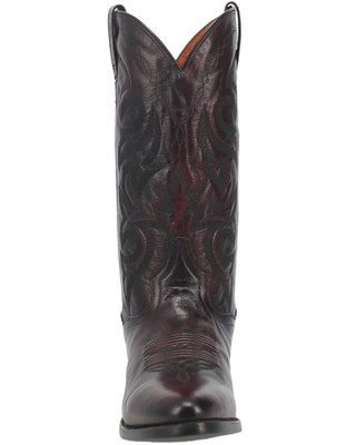 Pre-owned Dan Post Men's Mignon Western Boot - Round Toe - Dp2112r 17 D In Black