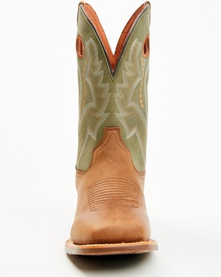 Pre-owned Dan Post Men's Leighton Performance Western Boot - Broad Square Toe Brown 7 D
