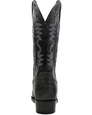 Pre-owned Dan Post Men's Elko 13&quot; Distressed Western Boot - Medium Toe - Dp80321 In Black