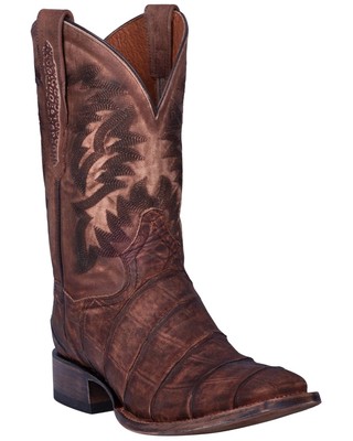 Pre-owned Dan Post Men's Albert Western Boot - Square Toe - Dp4525 7.5 D In Brown