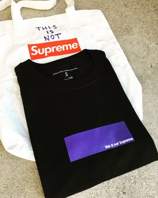 this is not supreme tee