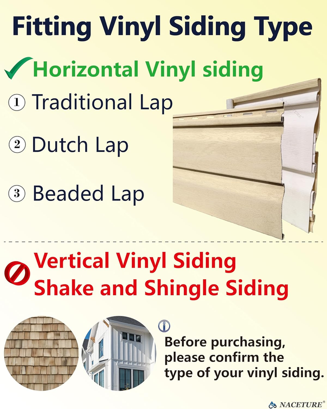 Vinyl Siding Hooks (10 Pack) | Heavy Duty Stainless Steel Outdoor Décor Hooks fo