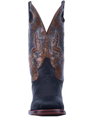 Pre-owned Dan Post Men's Deuce Western Performance Boot - Broad Square Toe - Dp4558 In Brown
