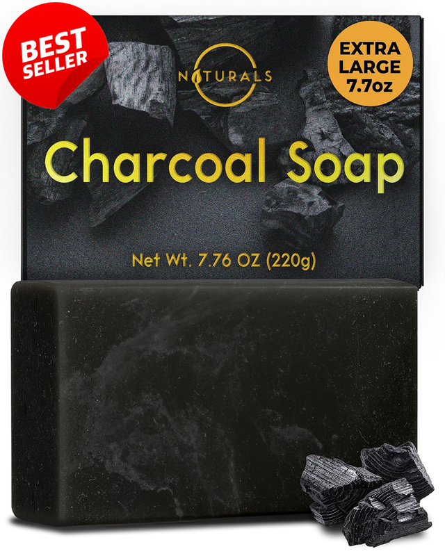 Activated Charcoal Soap Bar Detox Moisturizing Vegan 4 Oz Men Women - US