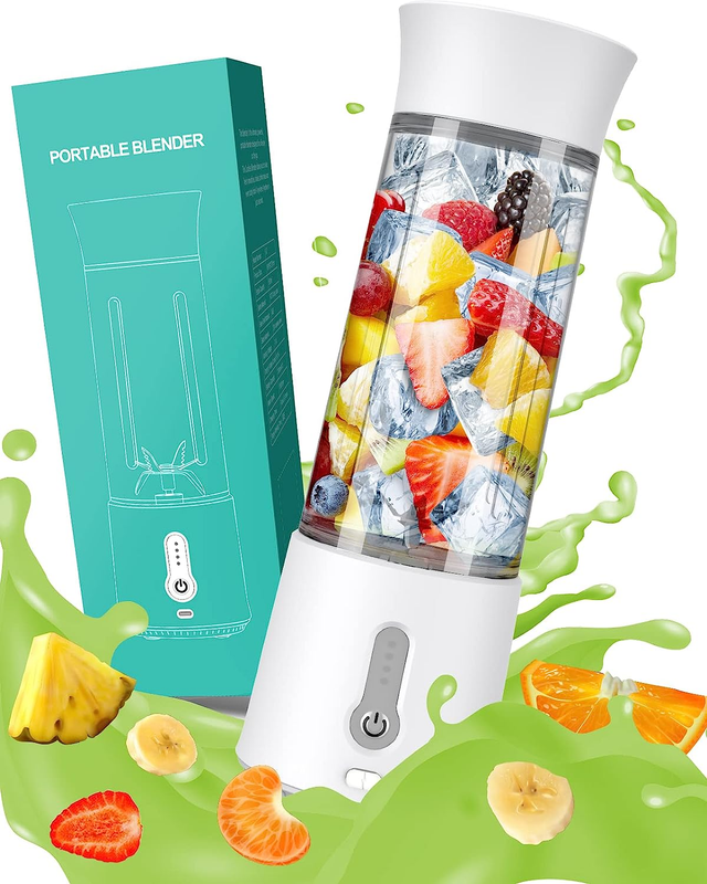 "Powerful Portable Smoothie Blender - On-the-Go! USB Recharg