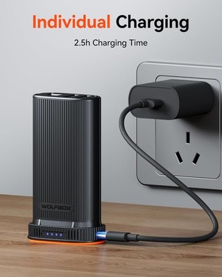 BATTERIE RECHARGEABLE WOLFBOX MF 200 / NEUVE SOUS BLISTER / PORT OFFERT