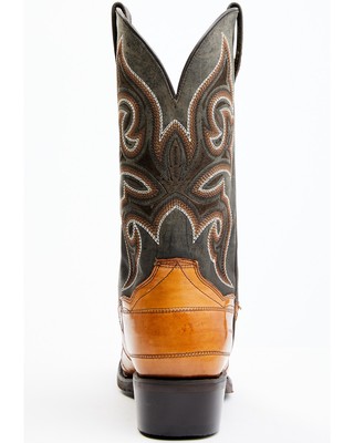 Pre-owned Dan Post Men's Camel Eel Exotic Western Boot - Square Toe - Dps699 In Brown