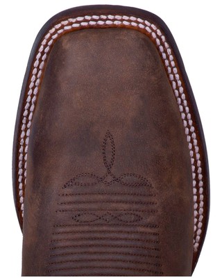 Pre-owned Dan Post Men's Abram Western Performance Boot - Broad Square Toe - Dp4562 In Brown