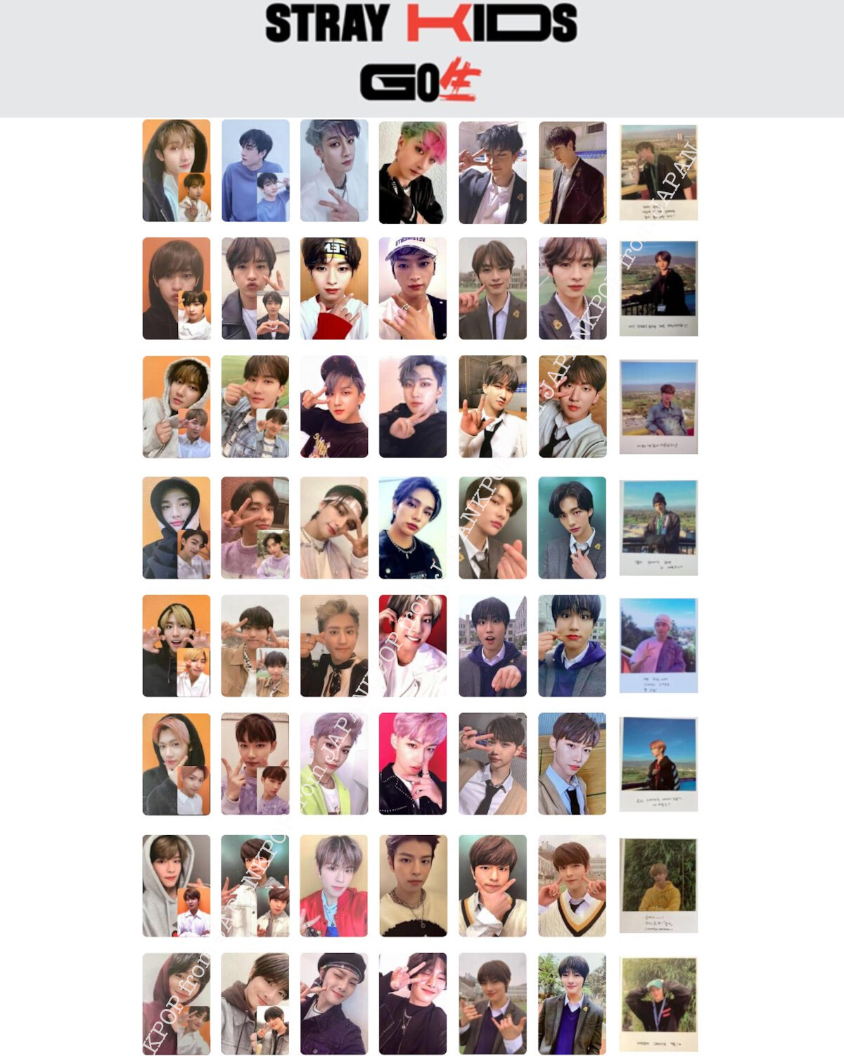 StrayKids バンチャンGOLIVE GO生 特典 スキズsubk トレカ stray kids go生の通販 StrayKids バンチャンGOLIVE GO生 特典 スキズ