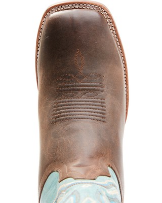 Pre-owned Dan Post Men's Embroidered Western Performance Boot - Broad Square Toe - Dp4972 In Brown