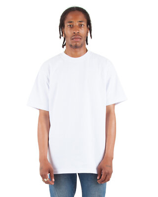 Shaka Wear Mens Short Sleeve Basic Plain Tee Max Heavyweight T-Shirt - SHMHSS