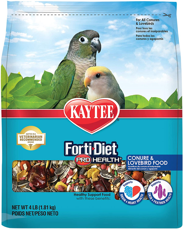 Kaytee Forti-Diet Pro Health Conure and Lovebird Pet Bird Fo