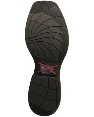 Pre-owned Twisted X Men's Tech X Western Boot - Broad Square Toe - Mxw0003 In Brown