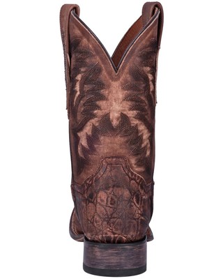 Pre-owned Dan Post Men's Albert Western Boot - Square Toe - Dp4525 7.5 D In Brown