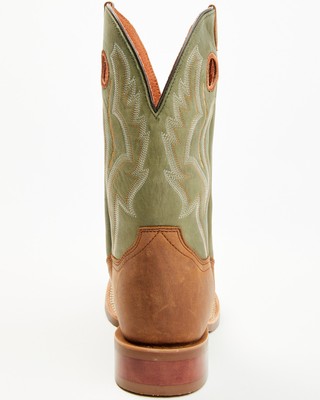 Pre-owned Dan Post Men's Leighton Performance Western Boot - Broad Square Toe Brown 7 D