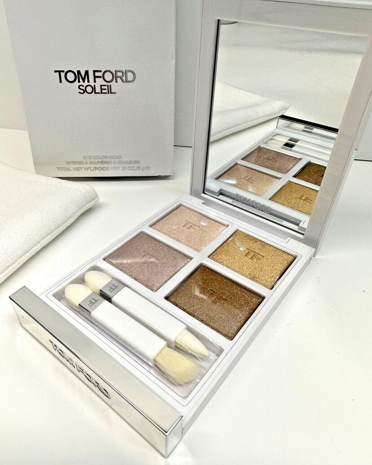 アイシャドウ TOM FORD Soleil Eye Color Quad 01 Amazon.com : Tom Ford Soleil Neige Eye Color Quad - 01