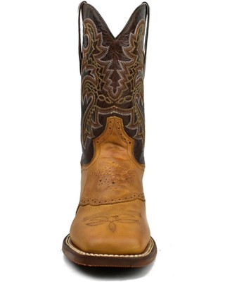 Pre-owned Dan Post Men's Rio Arriba Performance Western Boot - Broad Square Toe - Dp4915 In Brown