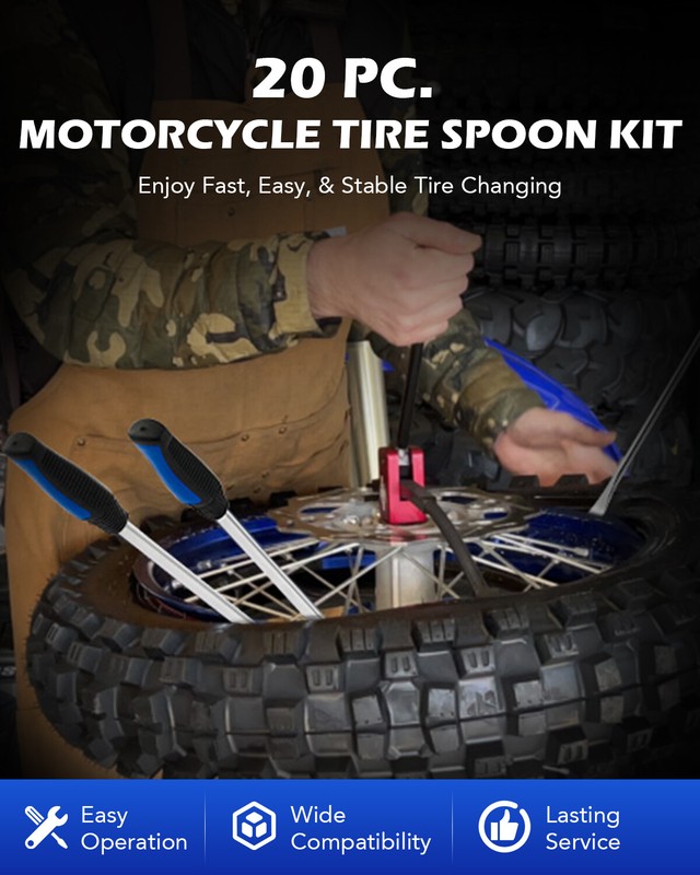 Omt Motorcycle Tire Removal Tool For Motorcycle Dirt Bike Bicycle Tire