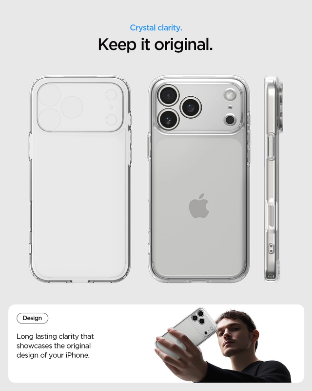 Case for iPhone 17 Pro Max Case, Ultra Hybrid [TPU Covered Camera Control] Desig