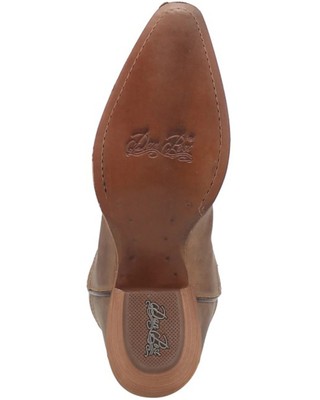 Pre-owned Dan Post Women's Karmel Western Boot - Snip Toe - Dp80051 6 M In Brown
