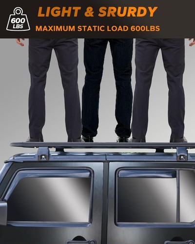 SUVAUTO Platform Flat Roof Rack Universal Cargo Carrier 58" x 47"