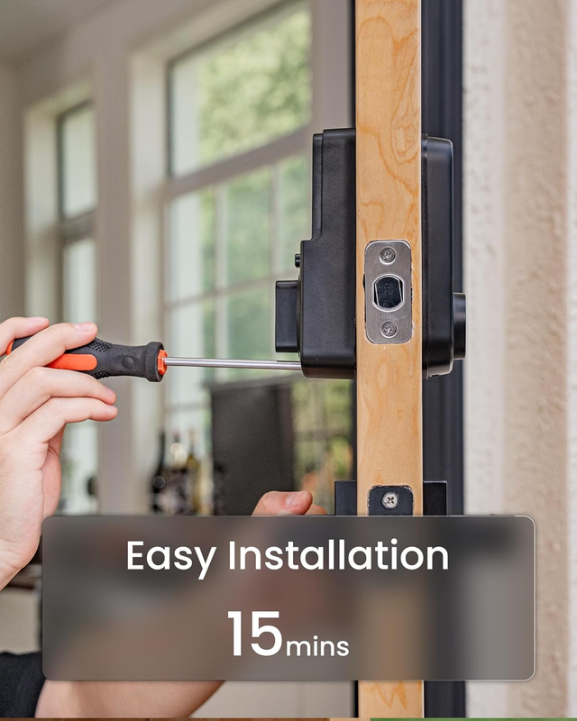 B200 Fingerprint Smart Door Lock, Keyless Entry Door Lock, App Control, Easy Ins