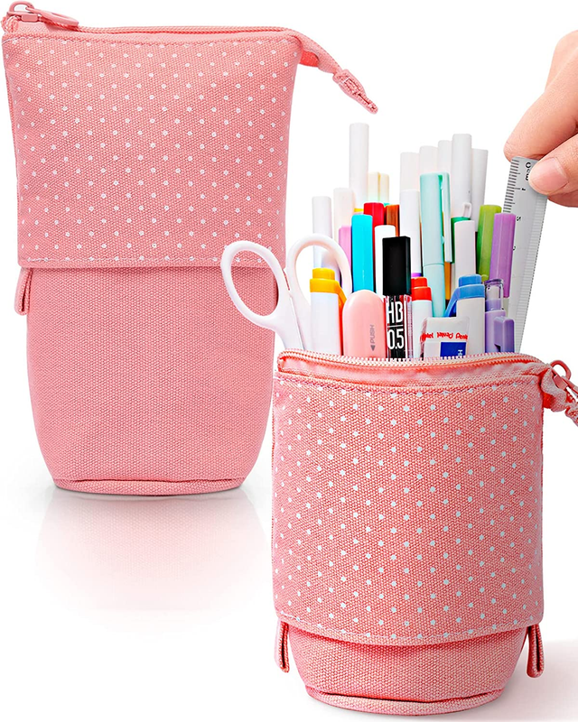 Case, Cute Stand Up Pencil Case, Durable Pen Pouch, ,