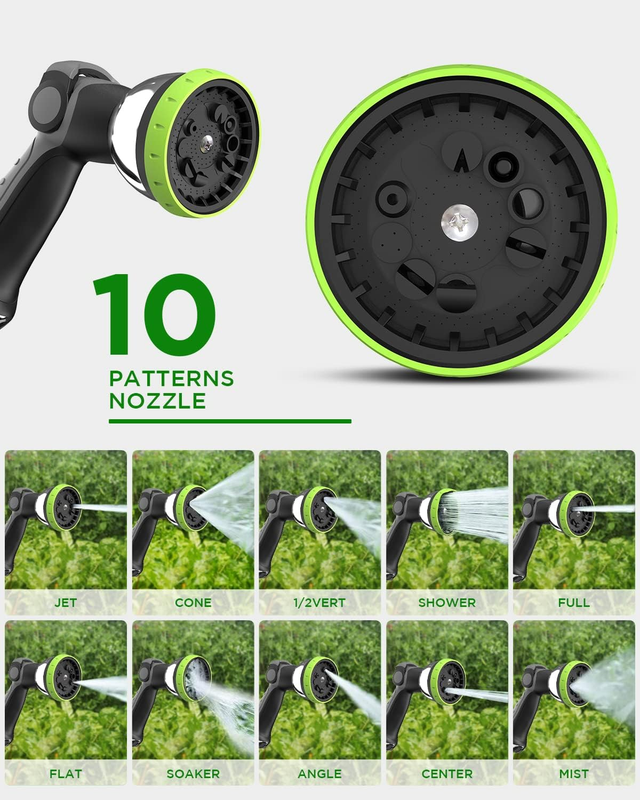 Heavy Duty Retractable Garden Hose Reel Wall Mount with Auto Slow Rewind System