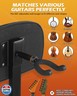 STRICH Guitar Stool With Backrest, Height Adjustable Seat With Hanger for Acoustic, Electric and Bass Guitars, Musician Drum Throne for Adults, Drummer, and Guitarist, SGT-30B