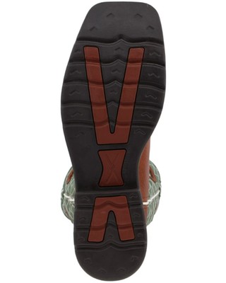 Pre-owned Twisted X Men's 12&quot; Western Work Boot - Steel Toe - Mlcs002 In Multicolor