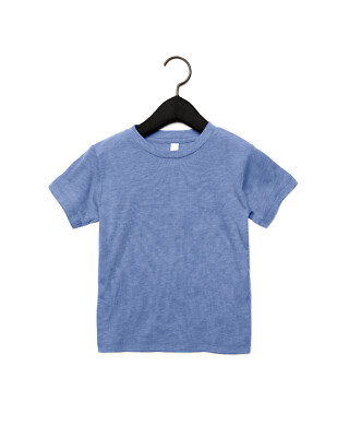 Bella + Canvas Toddler Triblend Short-Sleeve T-Shirt 3413T Top T Shirt 2T-5T