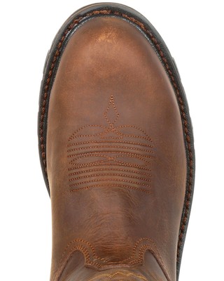 Pre-owned Georgia Boot Men's Carbo-tec Lt Waterproof Work Boot - Composite Toe - Gb00239 In Brown