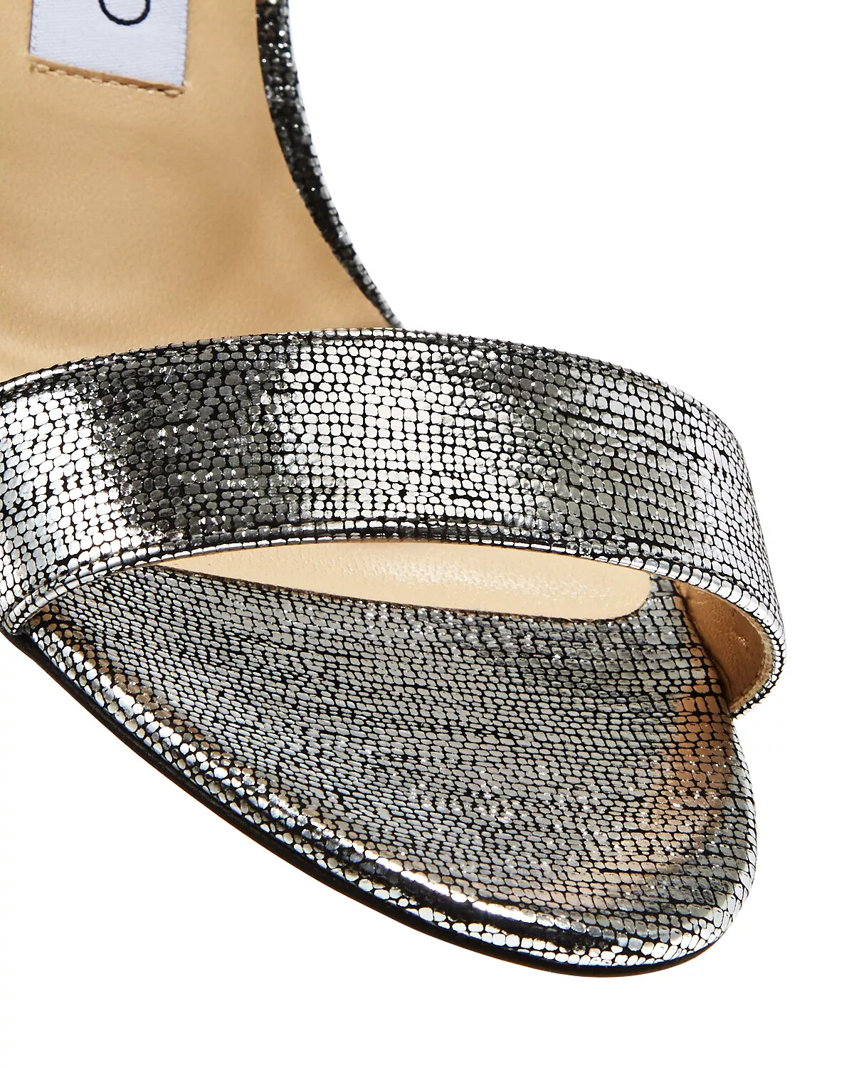 Pre-owned Jimmy Choo Women's Marine Leather High-heel Sandals Us 10 Eu 40 $650 Silver
