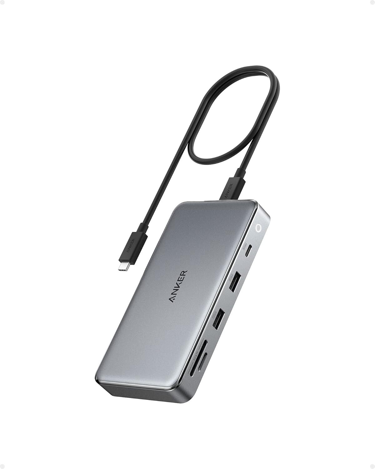 Anker 563 USB-C Hub 10-in-1 Docking Station Dual 4K HDMI