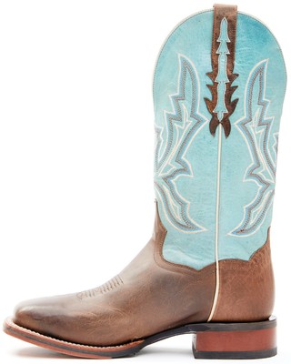 Pre-owned Dan Post Men's Embroidered Western Performance Boot - Broad Square Toe - Dp4972 In Brown