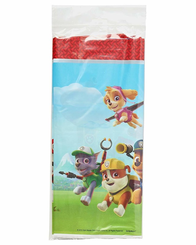 American Greetings Nickelodeon, Paw Patrol Plastic Table Cover, 54" x 96