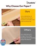Katbite Unbleached Parchment Paper for Baking, 15 in x 210 ft, 260 Sq.Ft, Heavy Duty Baking Paper with Slide Cutter, Non-stick Brown Parchment Paper Roll for Cooking, Air Fryer, Steaming, Baking Bread