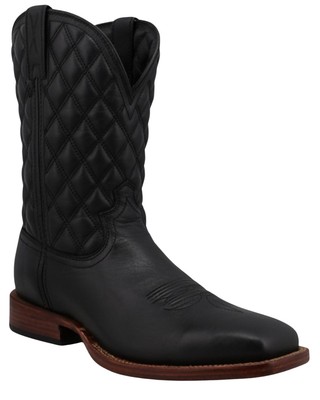 Pre-owned Twisted X Men's 11&quot; Tech X&trade; Western Boot - Broad Square Toe - Mxtl014 In Black