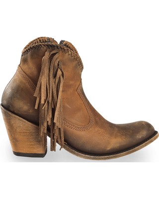 Pre-owned Liberty Black Liberty Women's Vegas Faggio Booties - Round Toe - Lb712320k In Brown