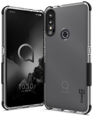 For Alcatel 3V 2019 Case Clear TPU Rubber Shockproof Soft Gel Slim Phone Cover