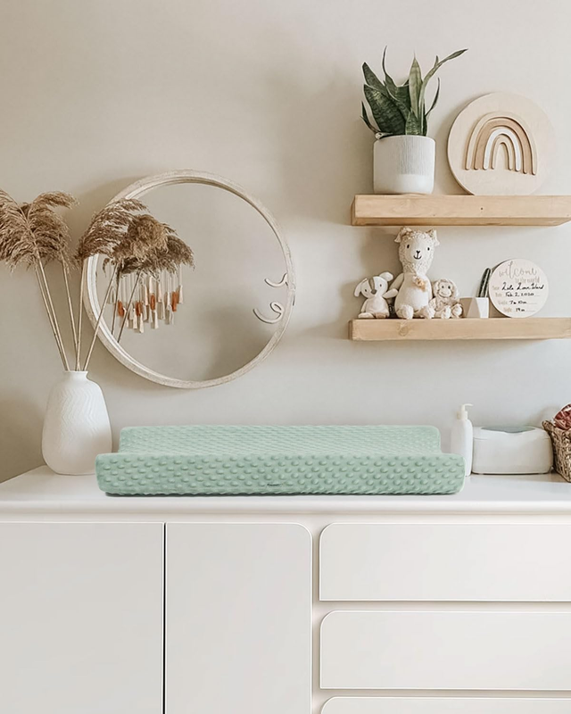 Changing Pad Cover, Ultra Soft Minky Dots Plush Changing Table Covers for Baby G