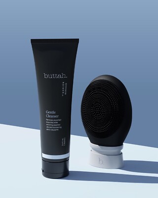Buttah Vibe Facial Cleanser Sonic Cleansing Brush Exfoliate Remove Dirt / Makeup