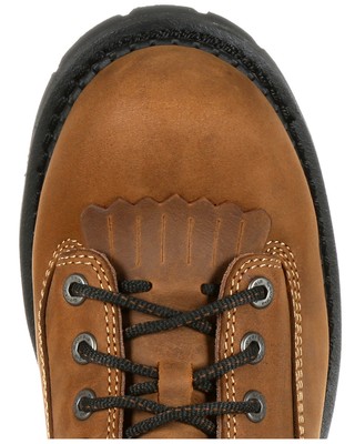 Pre-owned Georgia Boot Men's Comfort Core Waterproof Logger Boot - Composite Toe - Gb00097 In Brown