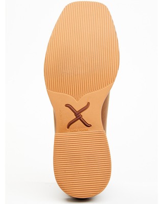 Pre-owned Twisted X Men's 4&quot; Tech X&trade; Chelsea Boot - Broad Square Toe - Mxtr008 In Rust Copper