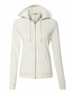 

Alternative Earth 9573 Adrian Organic Женская толстовка из флиса на молнии цвета слоновой кости, S-XL, Eco ivory
